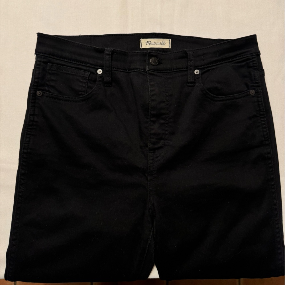 Madewell Women’s Black 10” High Rise Denim Jeans